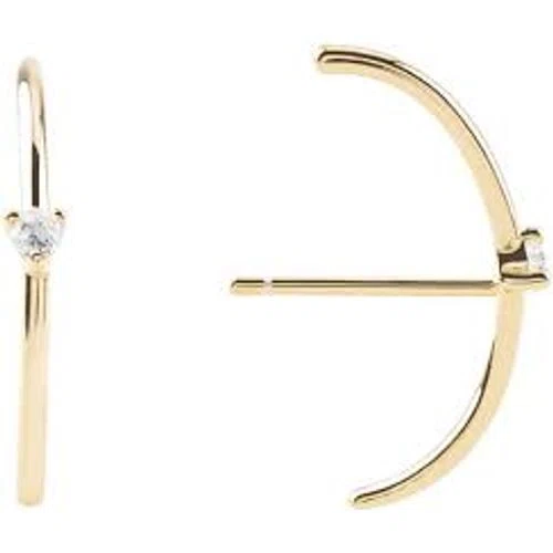 Caitlyn Minimalist Arc Studs