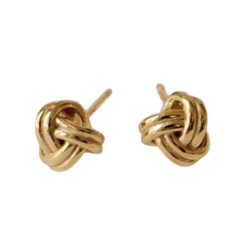 Caitlyn Minimalist Love Knot Studs