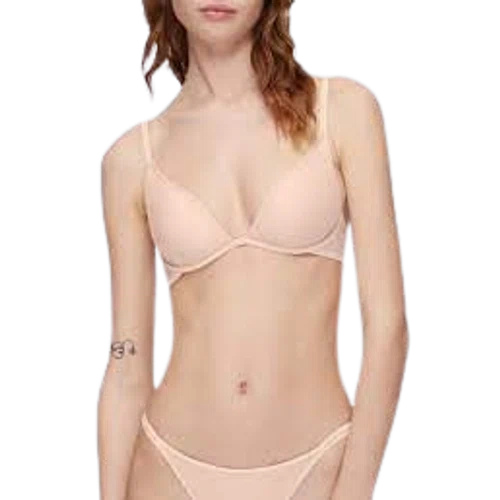 Calvin Klein Sheer Marquisette Unlined Plunge Bra