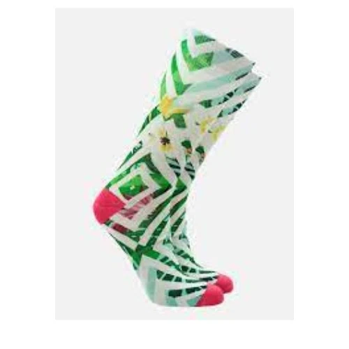 Cariloha Women's Bamboo Printed Trouser Socks 