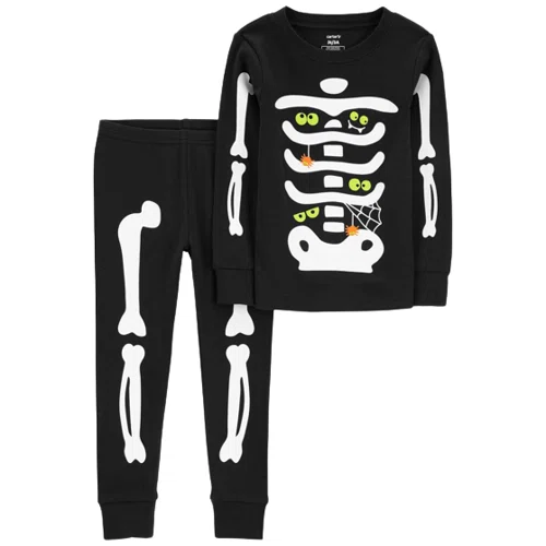 Carter's Toddler 2-Piece Glow Skeleton 100% Snug Fit Cotton Pajamas
