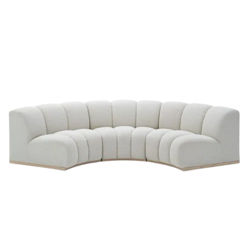 Castlery Marlow Performance Boucle Curve Sofa
