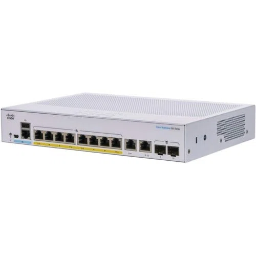Cisco Business CBS250-8FP-E-2G Smart Switch