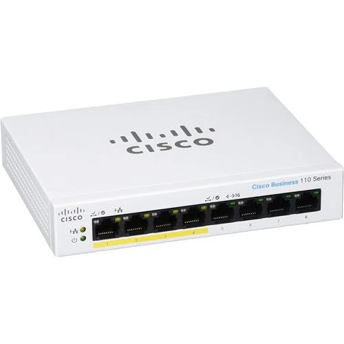 Cisco Business CBS110-8PP-D Unmanaged Switch