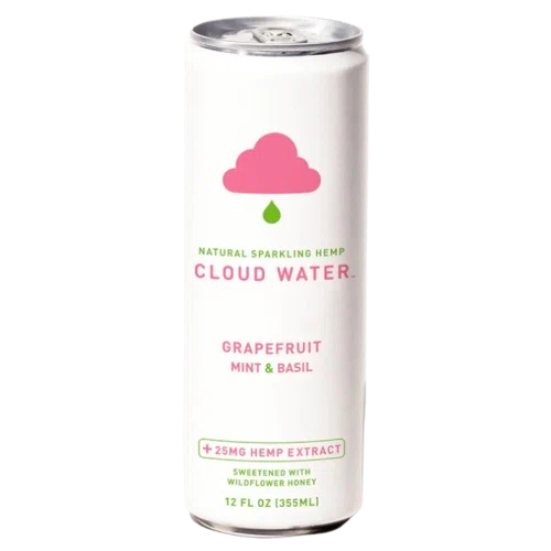Cloud Water  Grapefruit Mint & Basil + 25mg CBD