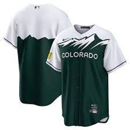 Colorado Rockies Men's Nike Green City Connect Replica Team Jersey