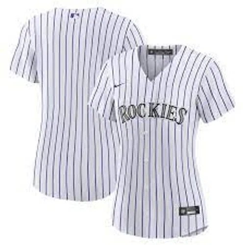 Colorado Rockies Women's Nike White Home Replica Team Jersey