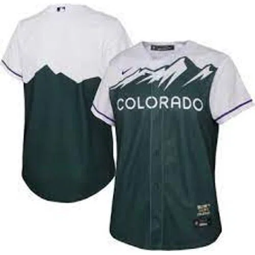 Colorado Rockies Youth Nike Green City Connect Replica Team Jersey