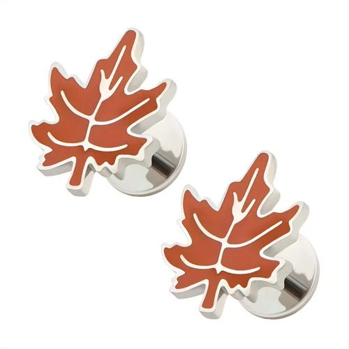 ComfyEarrings Enamel Fall Leaf