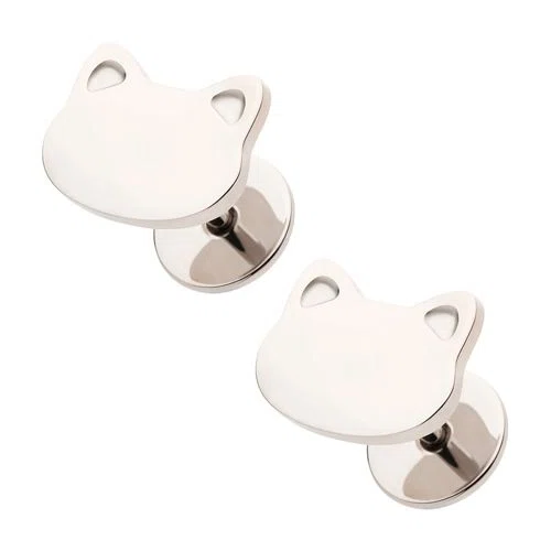 ComfyEarrings Stainless Cat