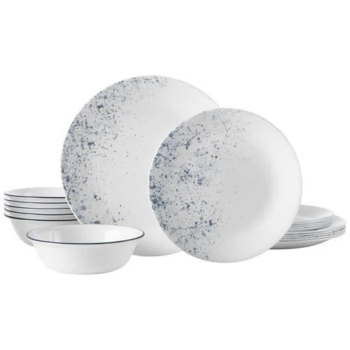 Corelle Indigo Speckle 18-piece Dinnerware Set