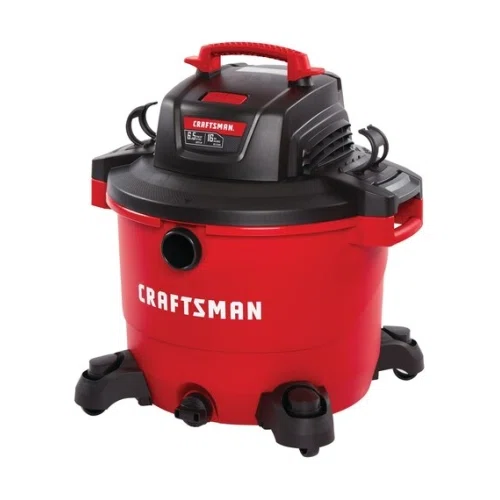 Craftsman 6.5 Peak HP Heavy-Duty Wet/Dry Vac With Attachments