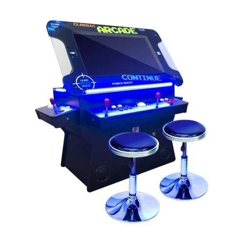Creative Arcades 2 Player 3 Sided Tilt-Screen Cocktail Arcade with Trackball 