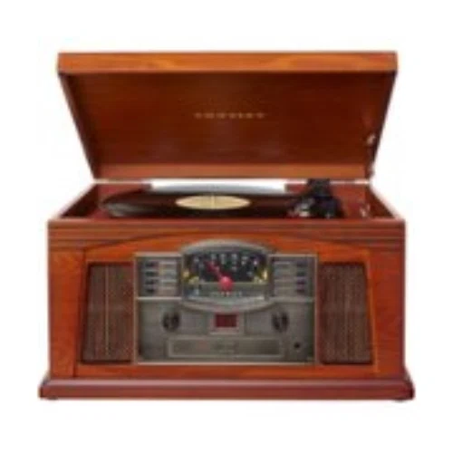 Crosley Lancaster Hi-Res Bluetooth Entertainment Center