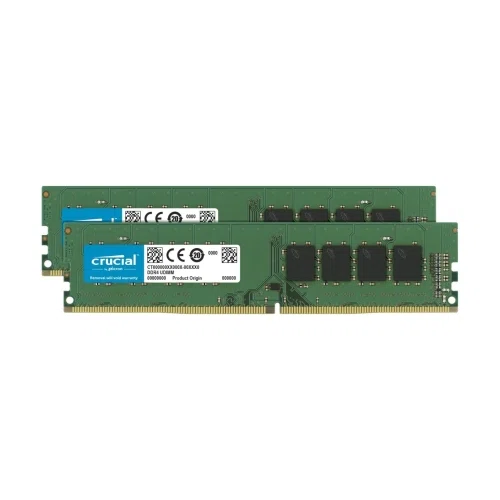 Crucial 16GB Kit (2 x 8GB) DDR4-2400 UDIMM