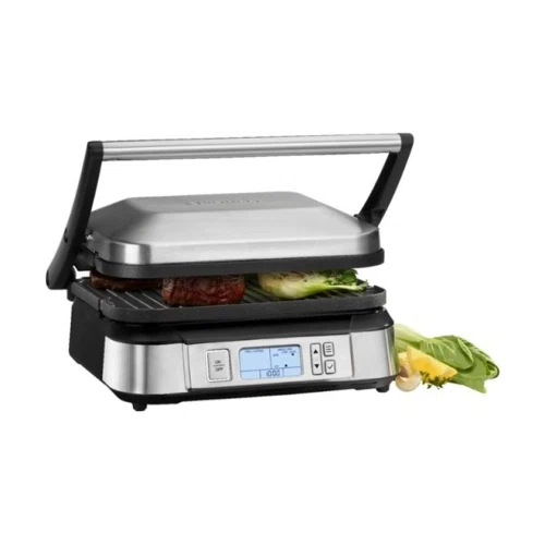 Cuisinart Countertop Indoor Contact Griddler with Smoke-Less Mode GR-6S