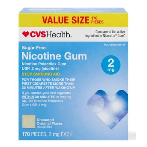 CVS Health Sugar Free Nicotine Gum Original