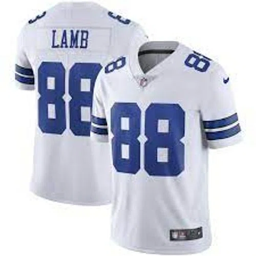 Dallas Cowboys Men's Nike CeeDee Lamb White Game Team Jersey