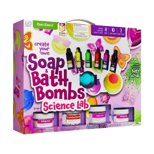 Dan & Darci Soap & Bath Bomb Making Kit for Kids