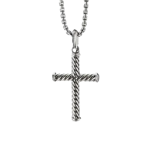 David Yurman Cable Cross Pendant