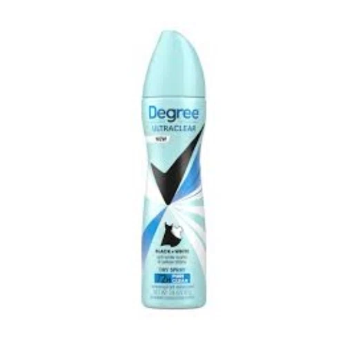 Degree UltraClear Black+White Pure Clean Antiperspirant Deodorant Dry Spray