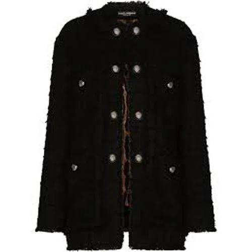 Dolce & Gabbana Single-breasted Rush-stitch Jacket