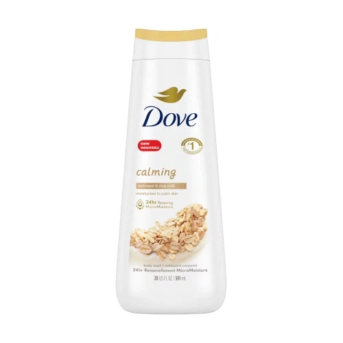 Dove Calming Body Wash with Oatmeal & Rice Milk