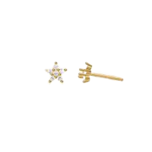 Doviana CZ Cherry Blossom Studs