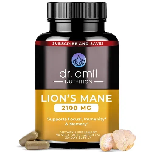 Dr. Emil Nutrition Lions Mane Mushroom Capsules