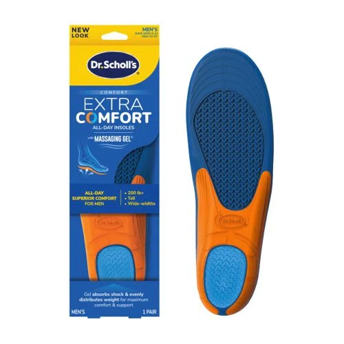 Dr. Scholl's Extra Comfort All-Day Insoles with Massaging Gel Men’s