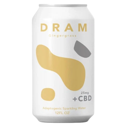 Dram Gingergrass Adaptogenic CBD Sparkling Water