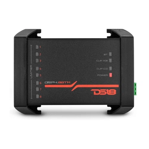 DS18 DSP4.8BTM 4-Channel In and 8-Channel Out Digital Sound Processor with Bluetooth and Water Resistant