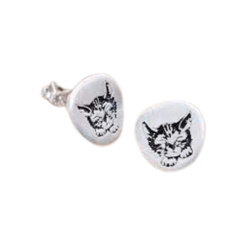 Eastern Serenity Cat Nap Earring