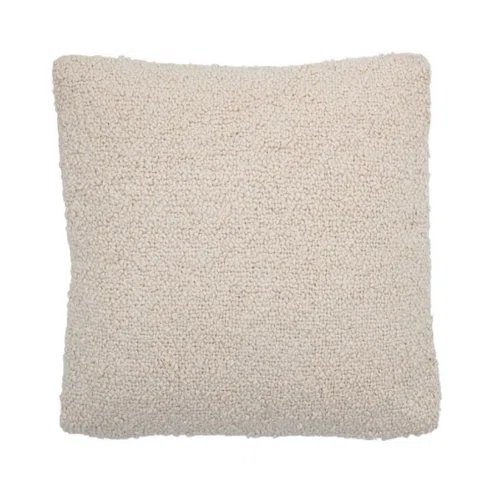 EcoVibe Apparel Textured Cotton Boucle Pillow