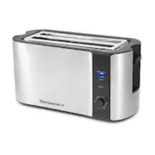 Elite Gourmet 4 Slice Stainless Steel Long Toaster