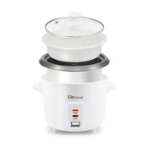 Elite Gourmet 6-Cup Rice Cooker With Steam Tray