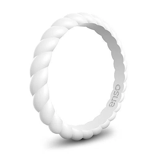 Enso Rings Braided Stackable Silicone Ring