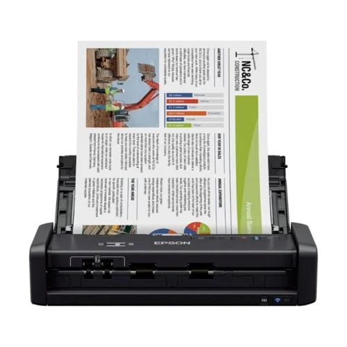 Epson WorkForce ES-300W Wireless Portable Duplex Document Scanner with ADF