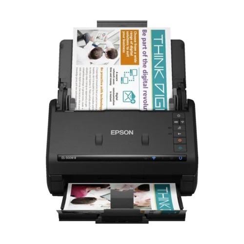 Epson WorkForce ES-500W II Wireless Duplex Desktop Document Scanner