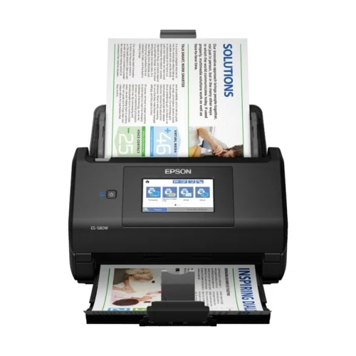 Epson WorkForce ES-580W Wireless Duplex Touchscreen Desktop Document Scanner