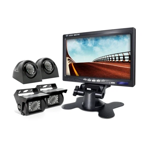 eRapta Reversing Wire System with 7-Inch 720P HD Display With Four Reversing Cameras