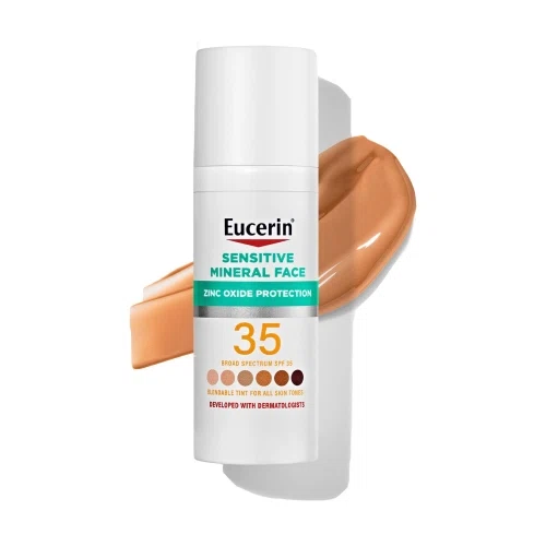 Eucerin Sun Tinted Mineral Face Sunscreen Lotion