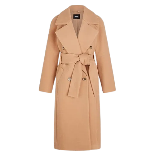 Express Belted Double Breasted Trench Coat