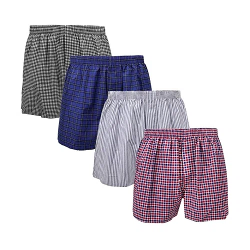 Falari 4-Pack Men's Boxer Underwear