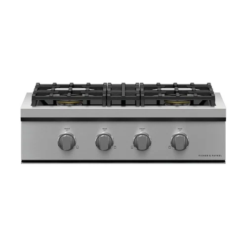 Fisher & Paykel 30 in Professional Gas Rangetop 4 Burners in Stainless Steel 