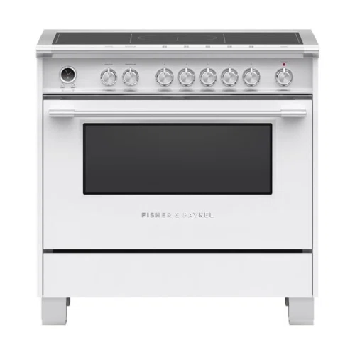 Fisher & Paykel Classic Series 4.9 Cu. Ft. Freestanding Electric Induction Convection Range with Self-Cleaning 