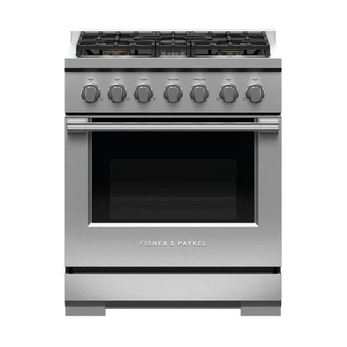 Fisher & Paykel Professional 30 inch 5 burner Gas Range (LP)