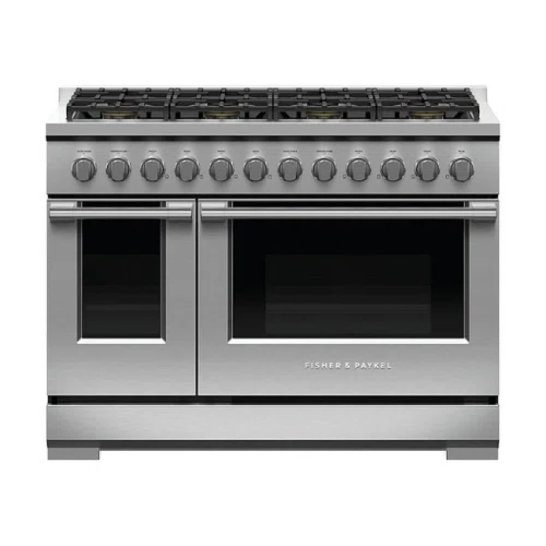 Fisher & Paykel Professional 48 inch 8 Burner Gas Range in Stainless Steel