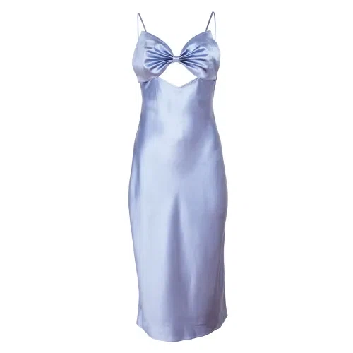 Fleur du Mal Midi Bow Slip Dress