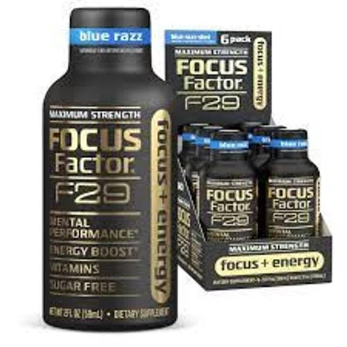 Focus Factor Focus + Energy Shot Maximum Strength
